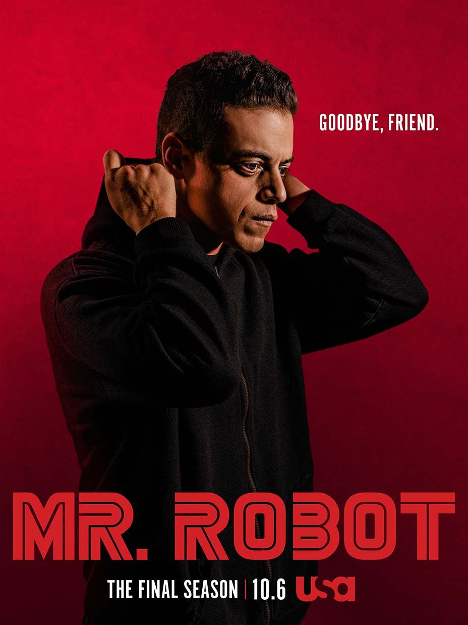 Mr. Robot final season poster Rami Malek