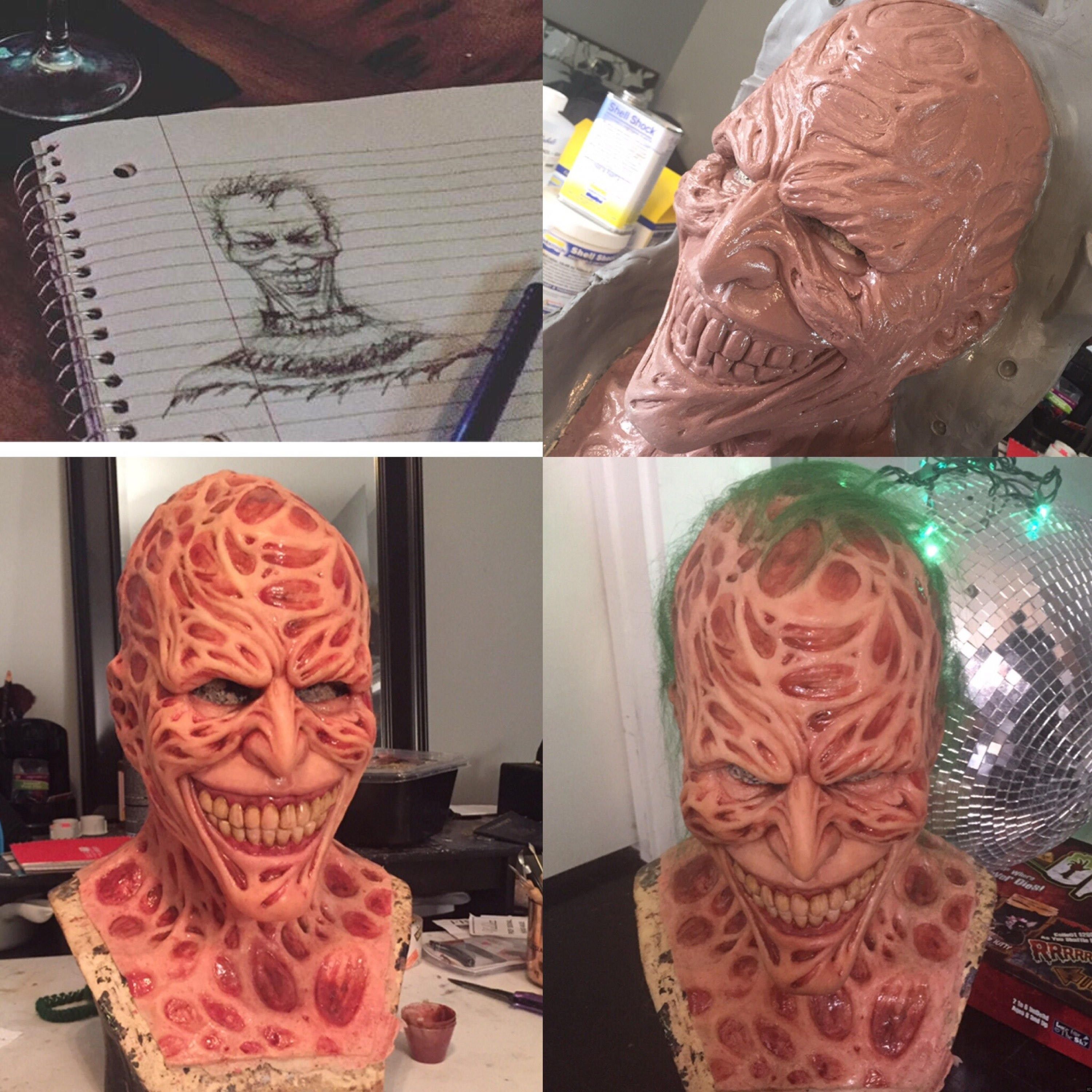 Freddy Krueger Joker Mask 1
