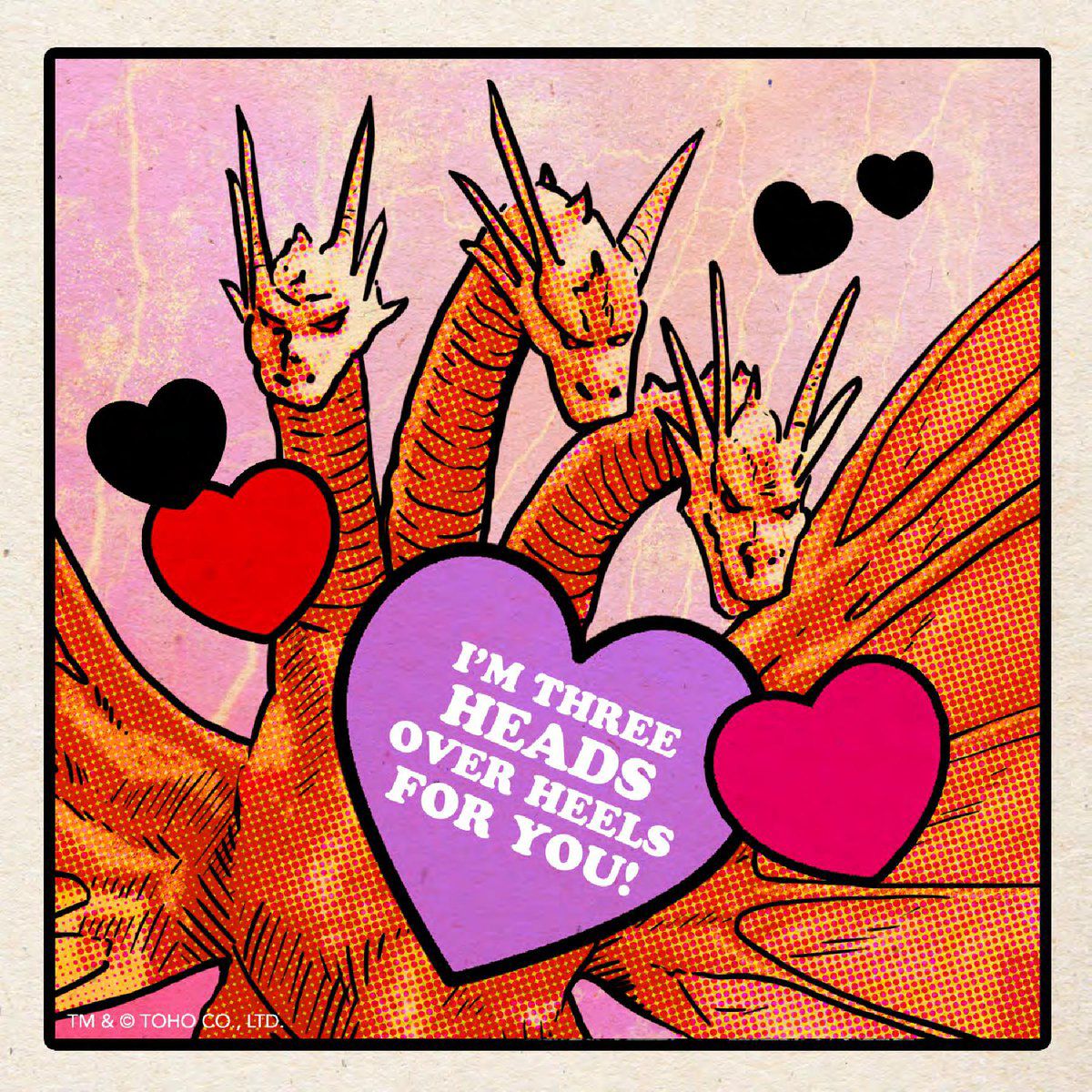 Godzilla Valentine's Day Card #3