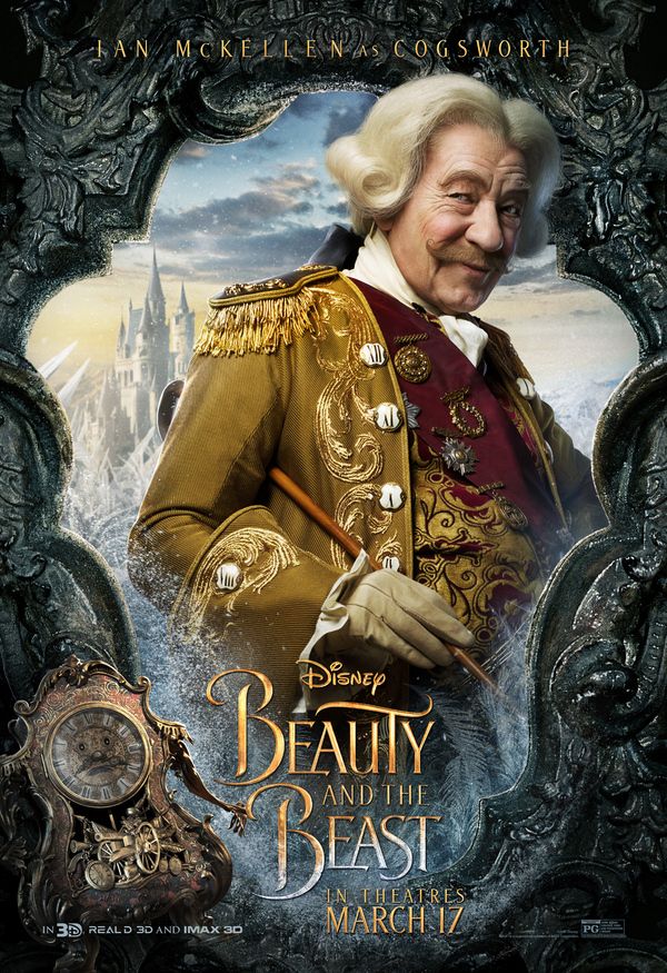 Beauty and the Beast Garderobe Poster