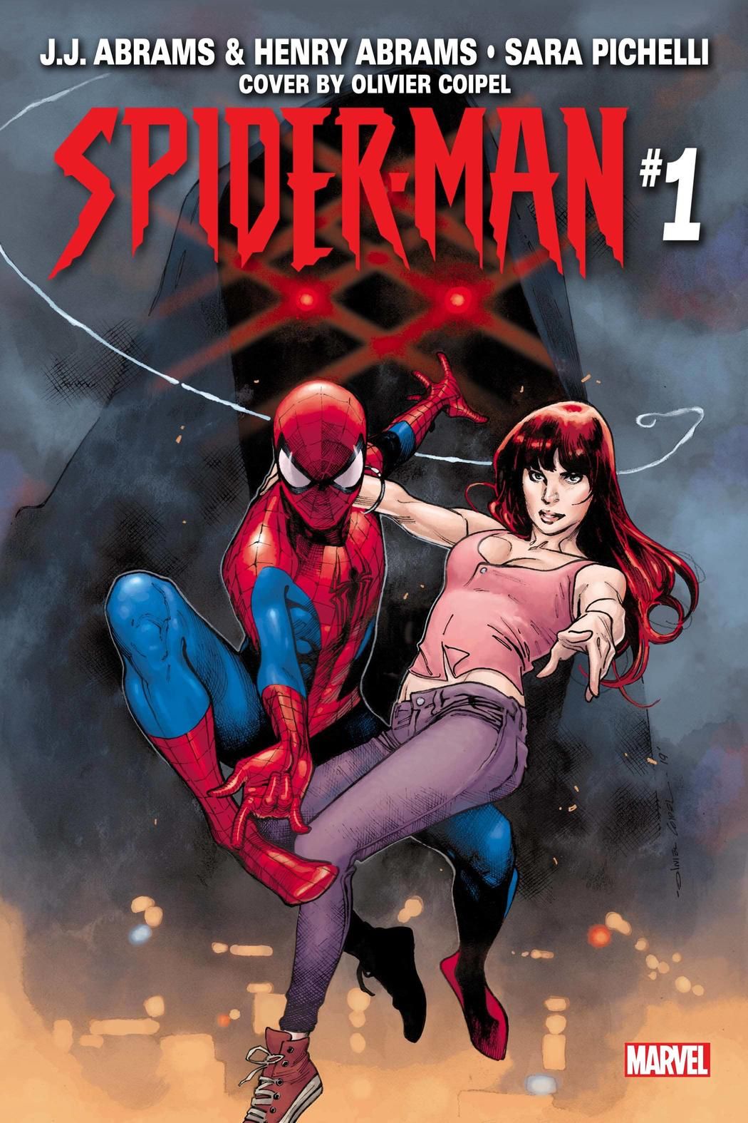 Spider-Man comic book cover JJ Abrams and Son