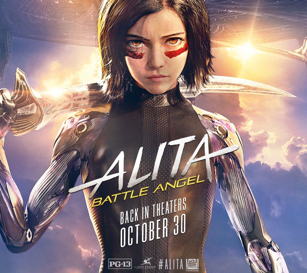 Alita Battle Angel Rerelease Poster