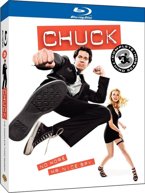 Chuck: The Complete Third Season DVD artwork