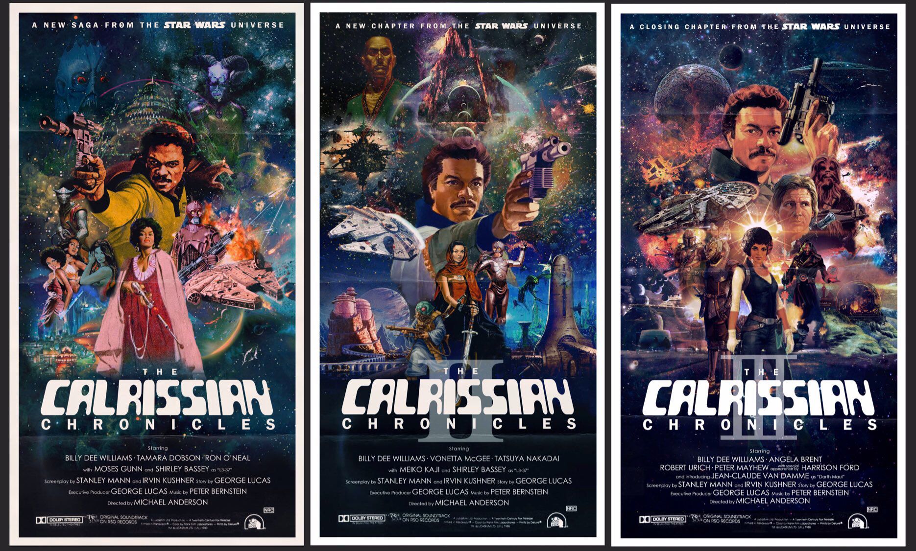 Lando Trilogy Posters Star Wars