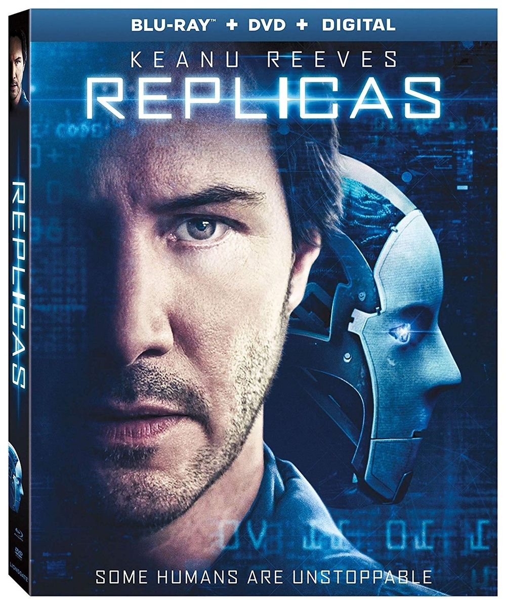 Replicas DVD, Blu-ray cover art