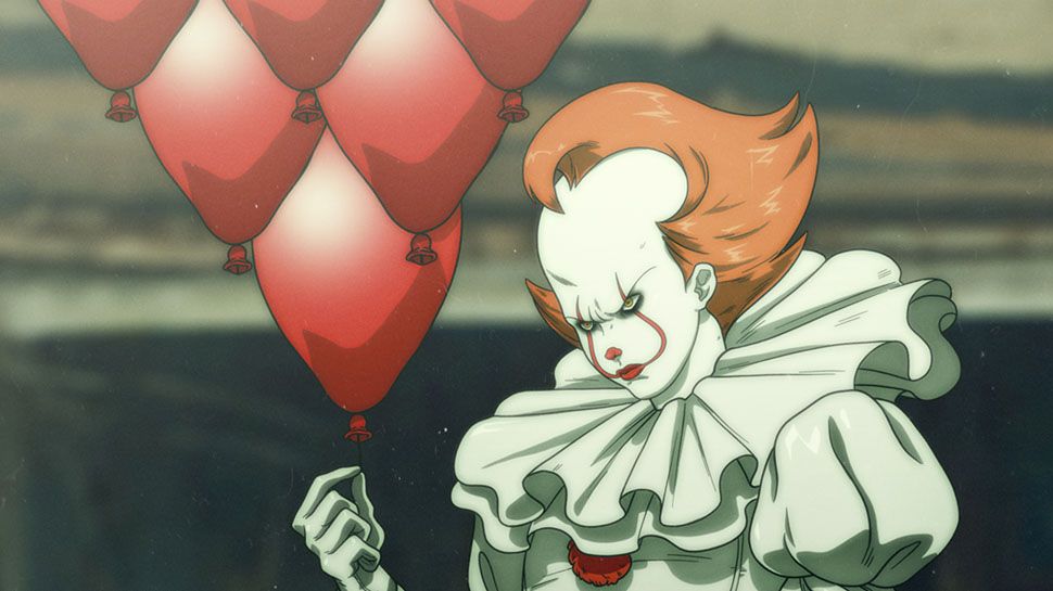 Pennywise IT anime 2