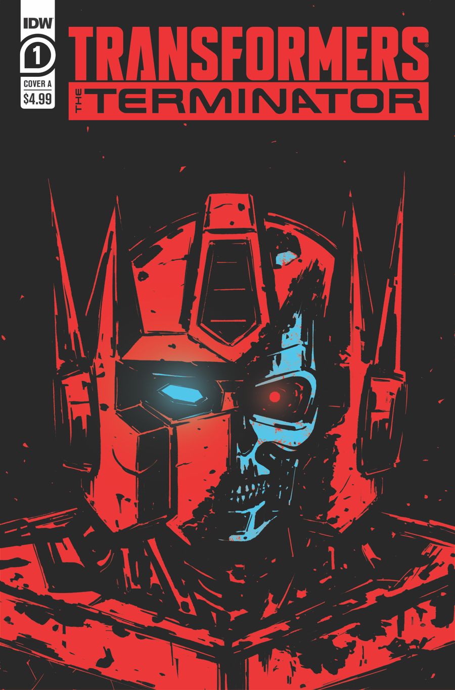 Transformers Vs. The Terminator Cover #1