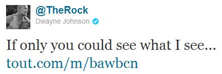 G.I. Joe 2: Retaliation Dwayne Johnson tweet