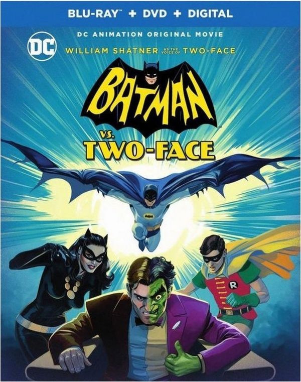 Batman vs. Two-Face Blu-ray Artwork