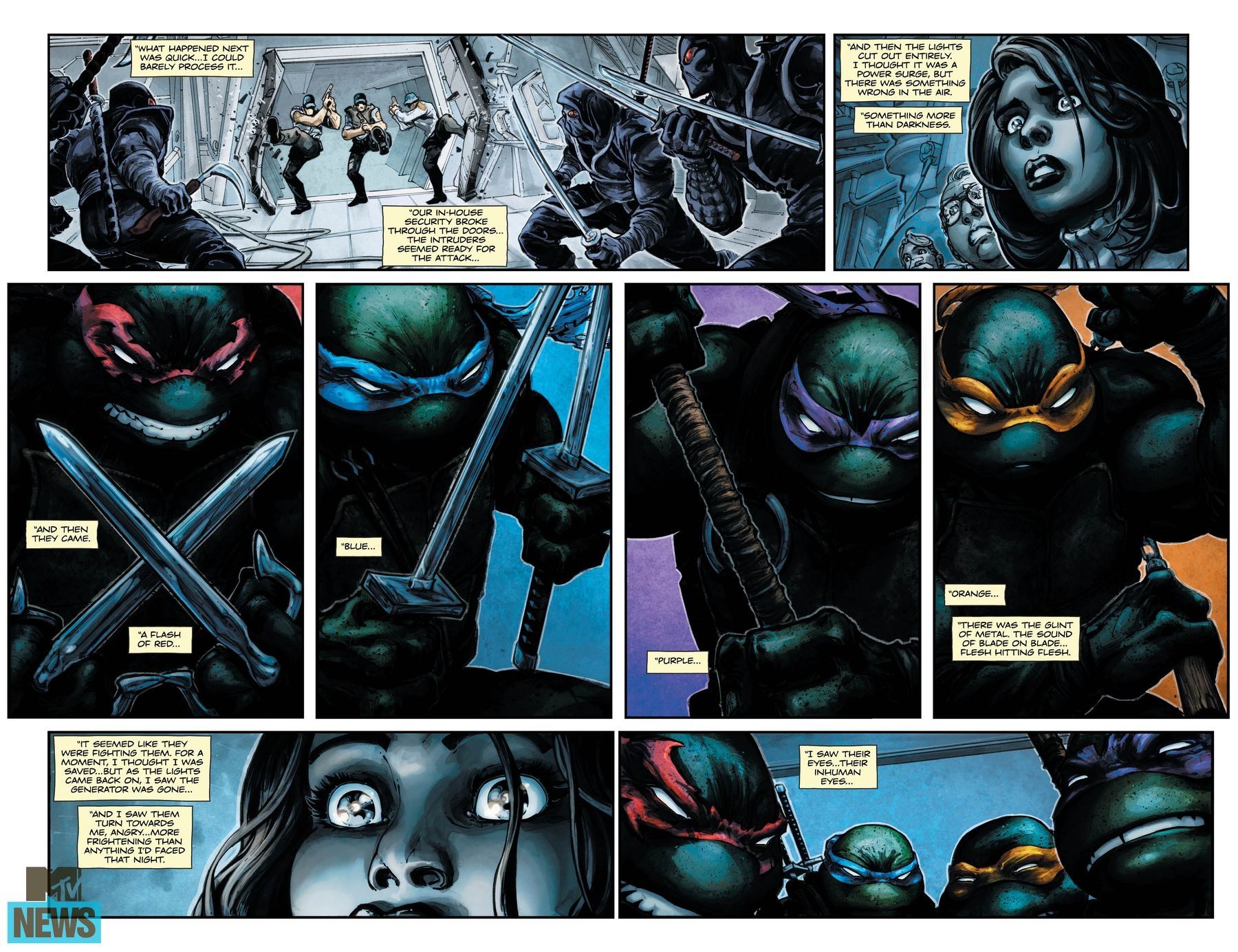 Batman & Teenage Mutant Ninja Turtles Comic Book Cover