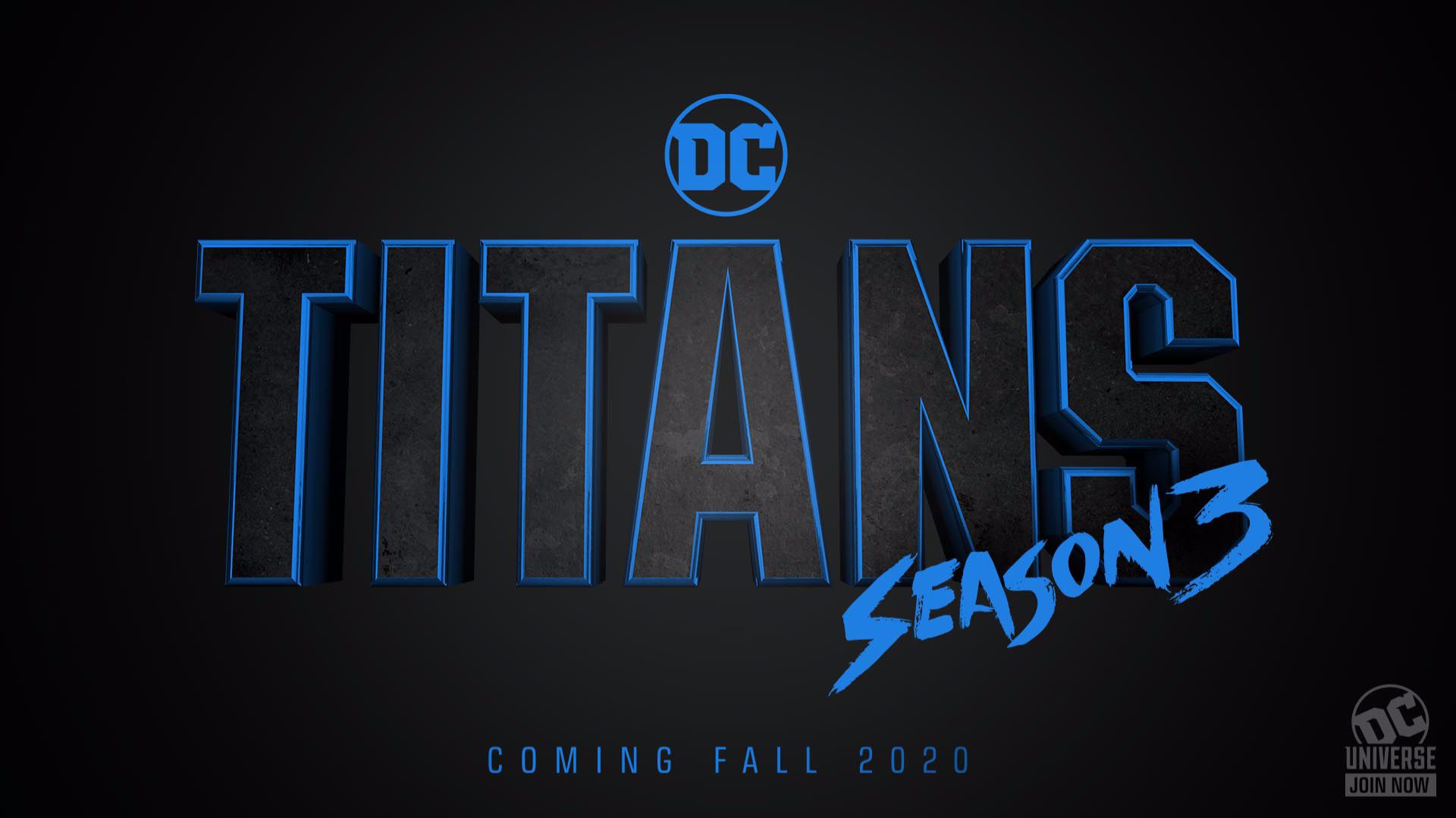 Titans Season 3 logo