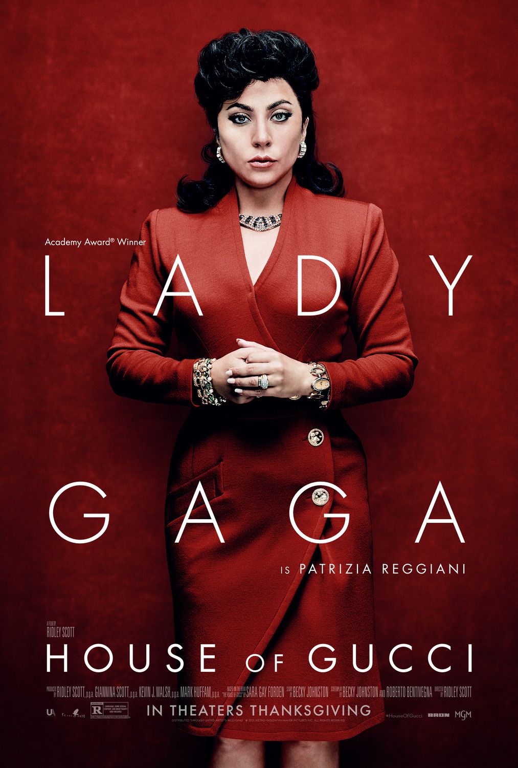 House of Gucci Lady Gaga Poster