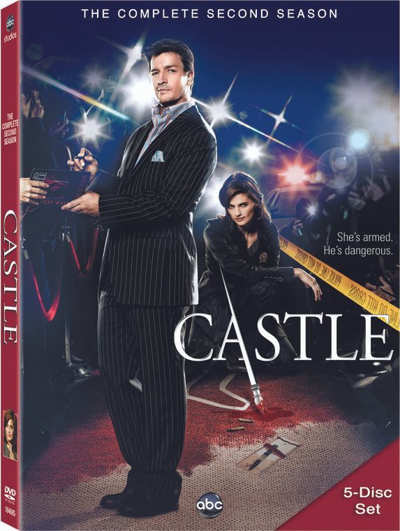 Castle: The Complete Second Season DVD artwork