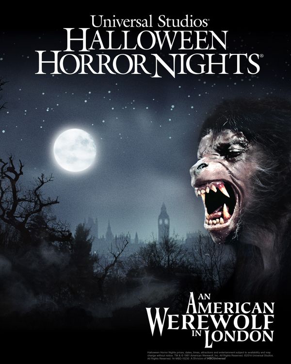 An American Werewolf in London Halloween Horror Nights Poster
