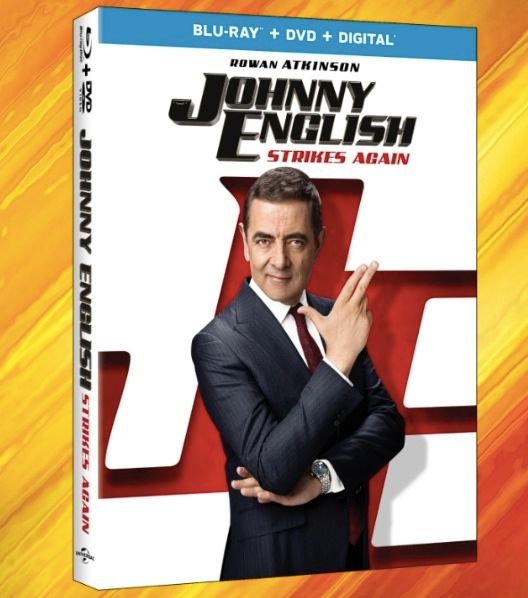 Johnny English Strikes Again Blu-ray DVD cover art