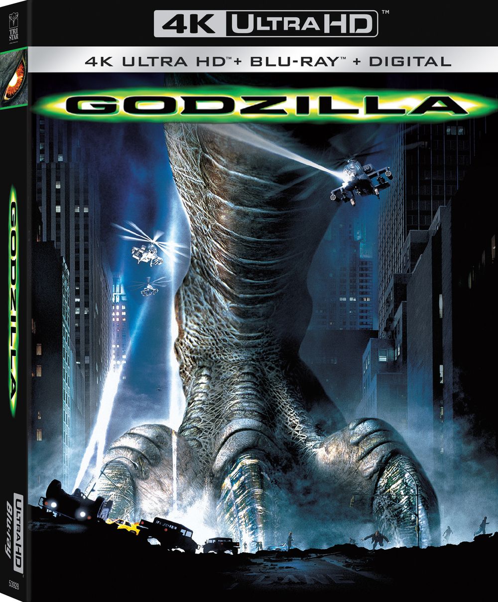 Godzilla (1998) 4K UHD Blu-ray Cover