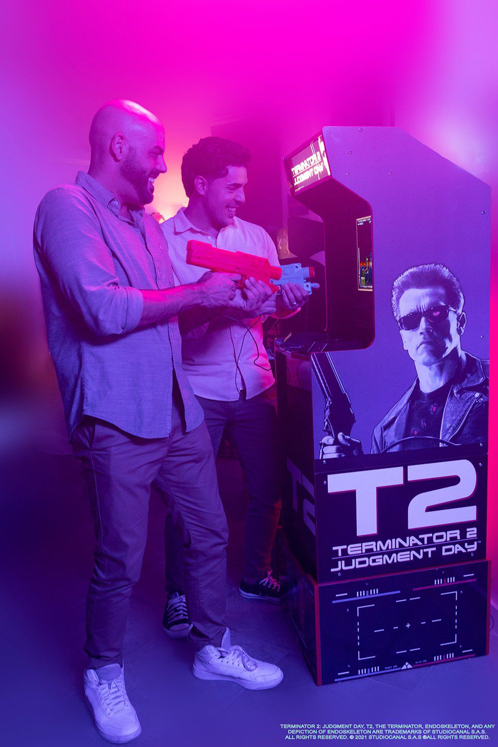 Arcade1Up Unveils Terminator 2 Arcade Machine with Duel Light Guns