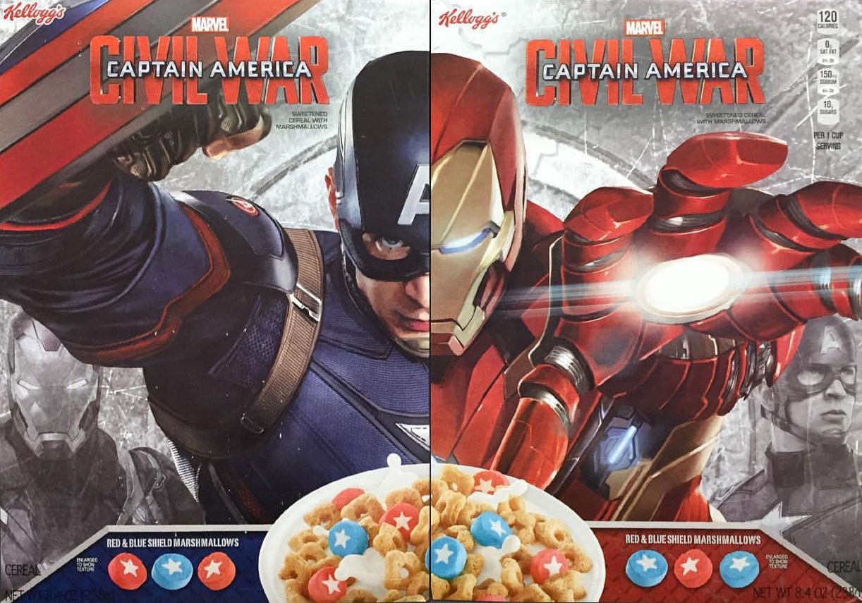Captain America: Civil War Cereal