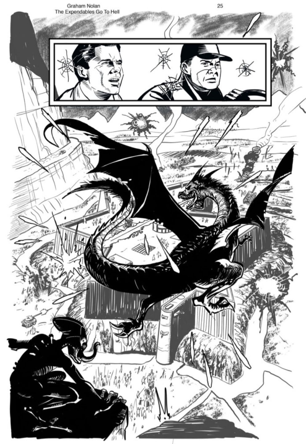 The Expendables Go To Hell Graphic Novel Page 25