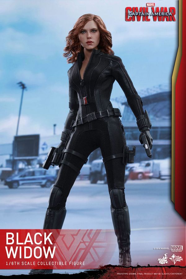 Captain America Civil War Black Widow Hot Toys Figure 6