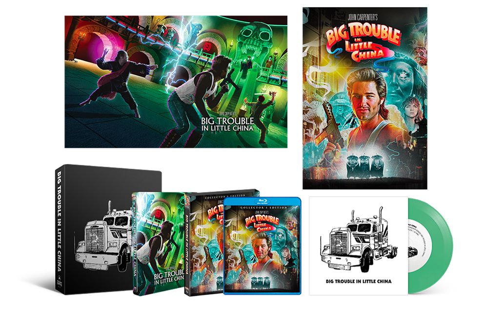 Big Trouble in Little China Collector's Edition and Limited Edition Steelbook + Exclusive Poster + Lithograph + Vinyl