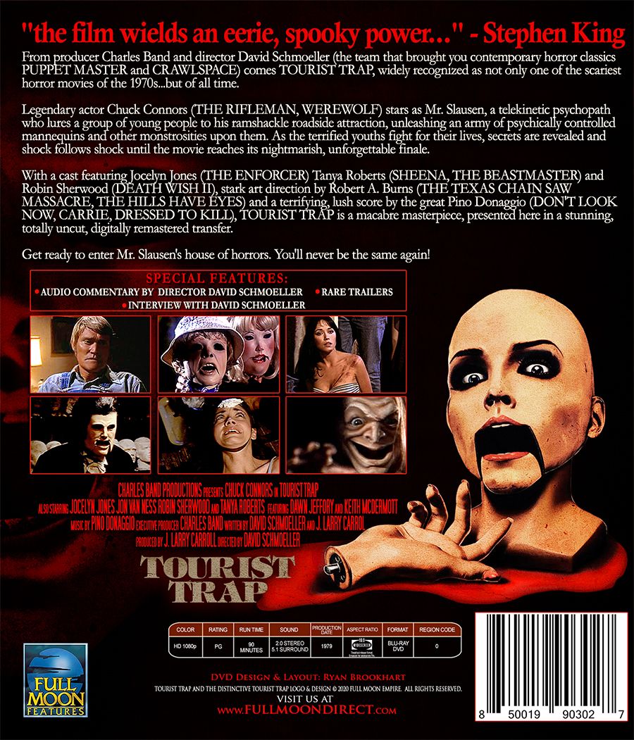 Tourist Trap - Remastered - Full Moon Features