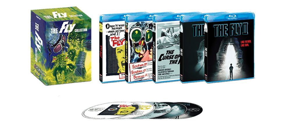 The Fly Collection Blu-ray Discs