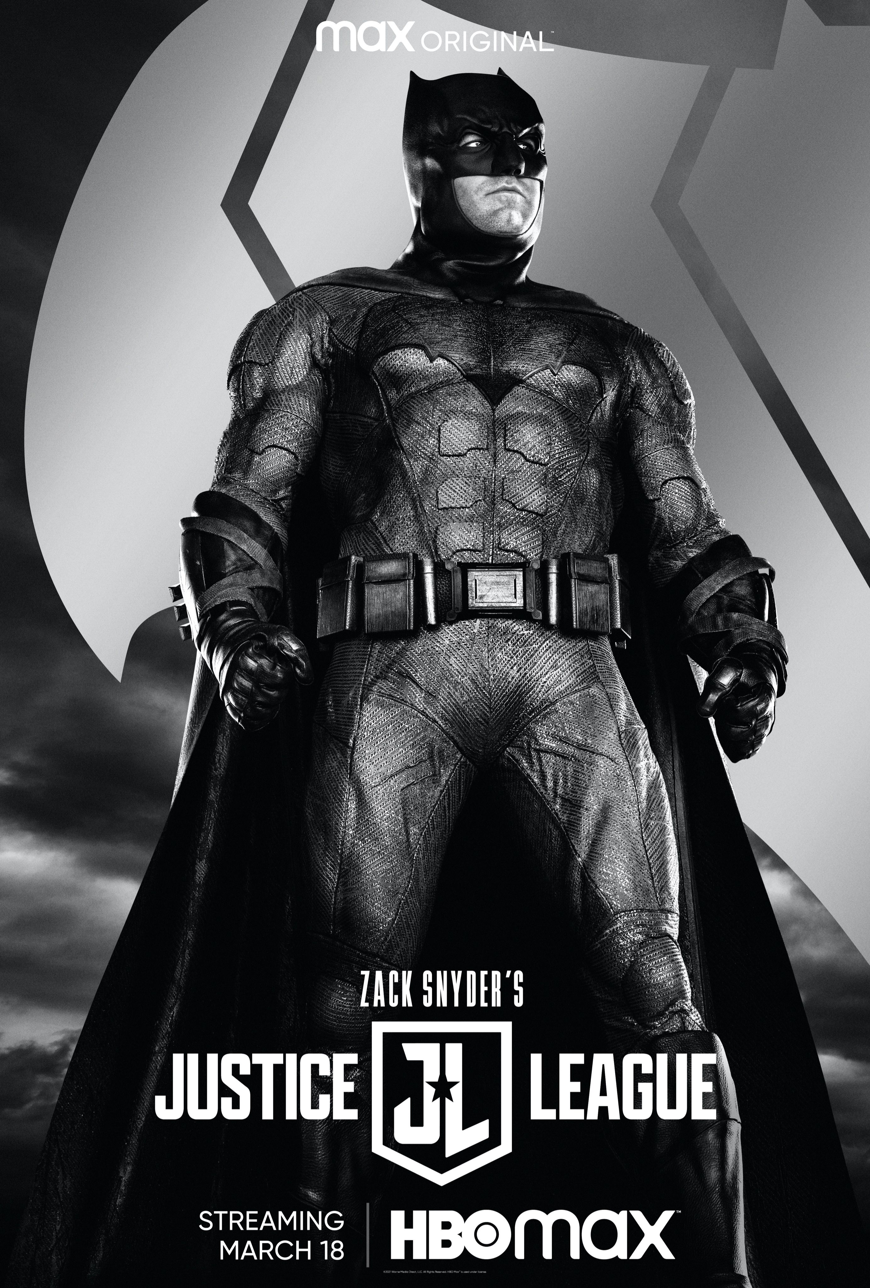 Zack Snyder's Justice League Batman Poster