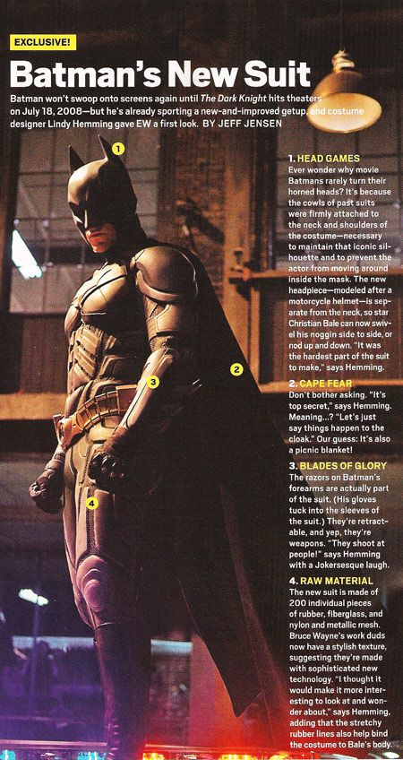 batman suit the dark night