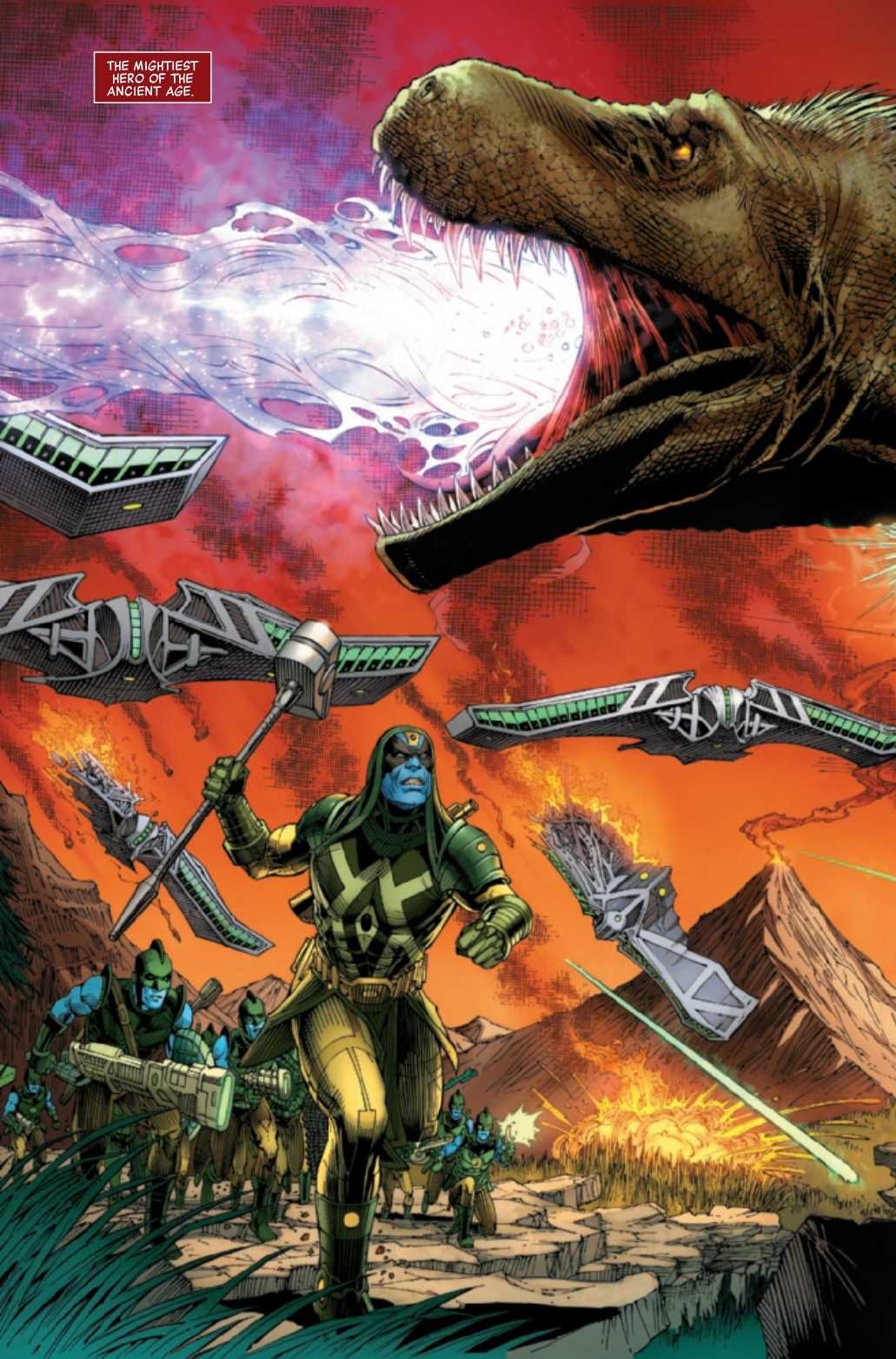 Avengers Comic T-Rex Starbrand Dinosaur image #3