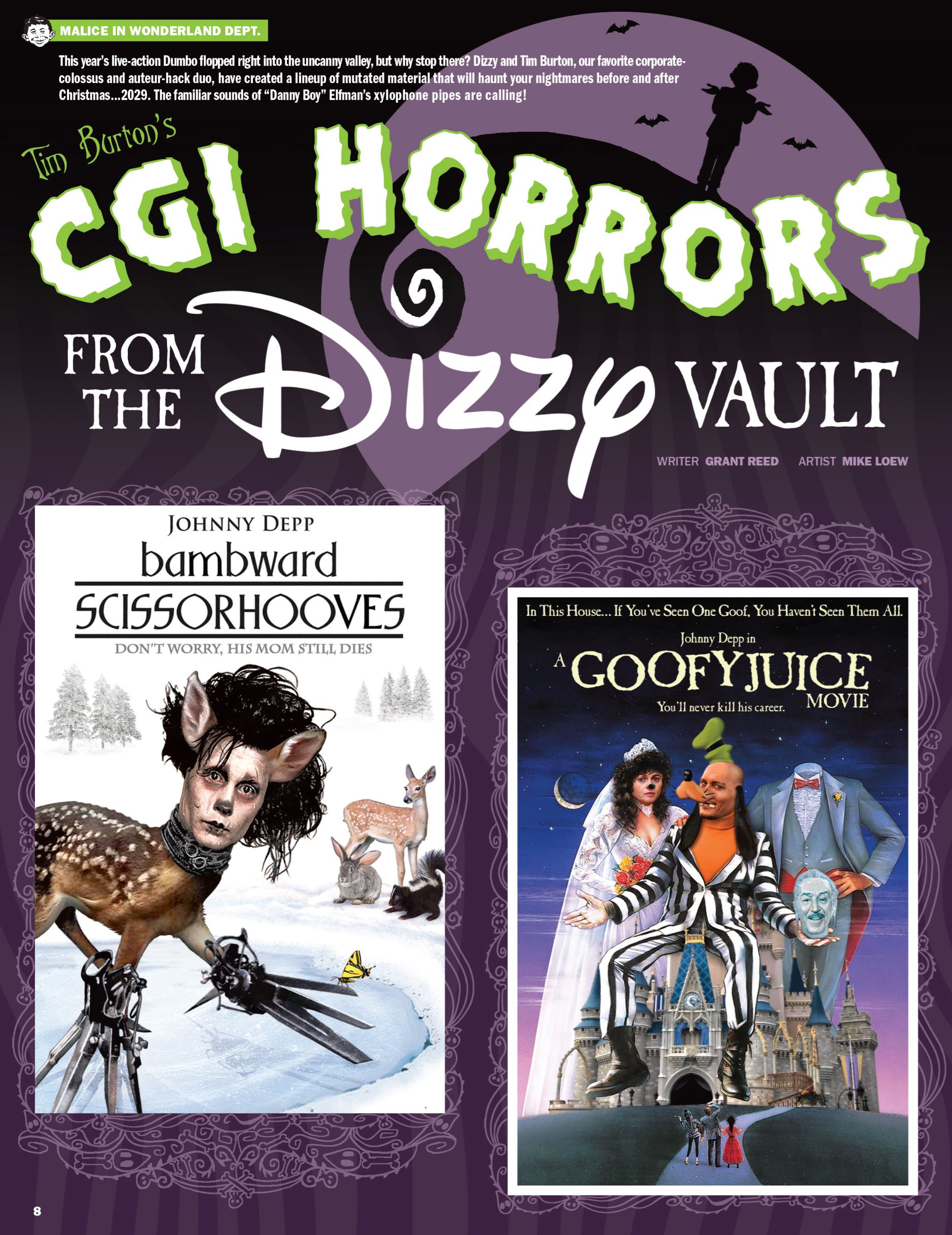 CGI Horrors from the Dizzy Vault Spoof Posters #1