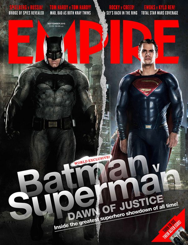 Batman v Superman: Dawn of Justice Empire Magazine Cover