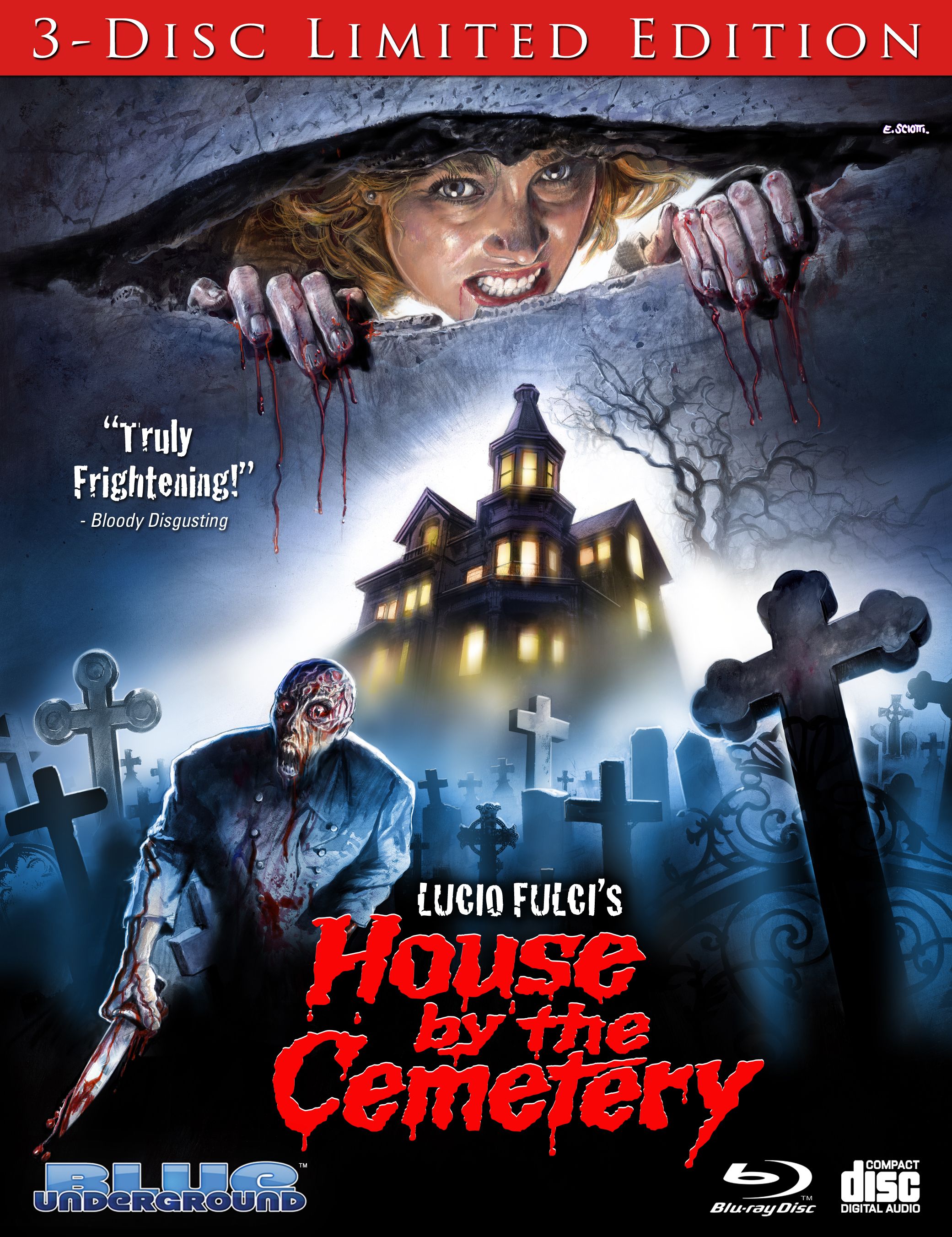 The House by the Cemetery blu-ray