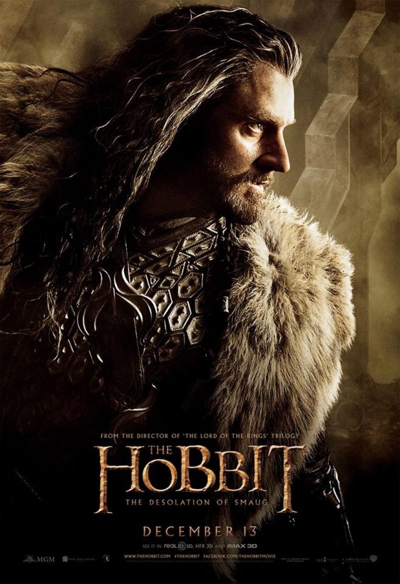 The Hobbit Desolation of Smaug Character Posters