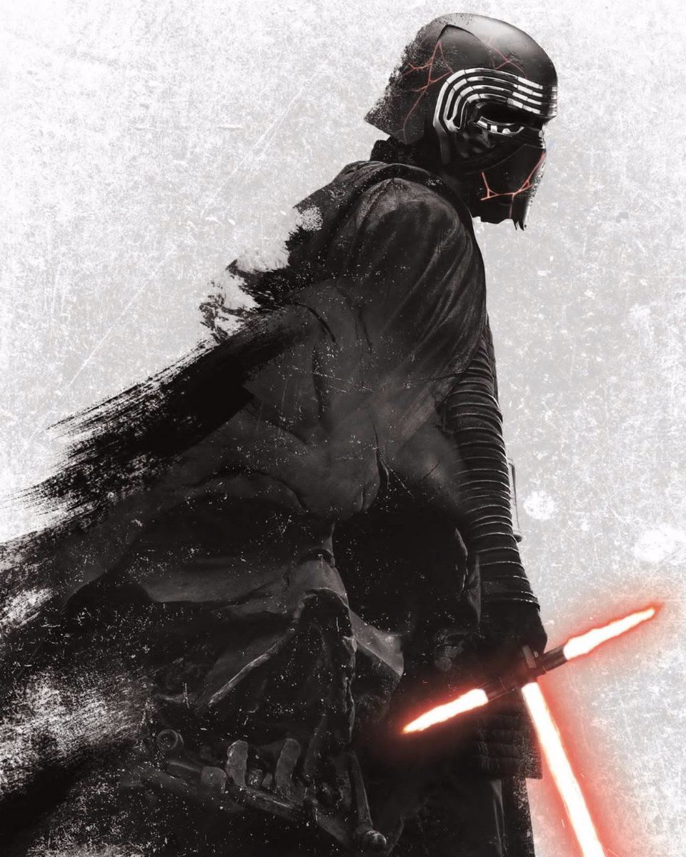 Rise of Skywalker Promo Poster Kylo Ren Darth Vader