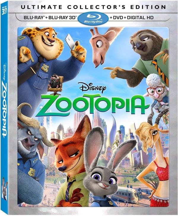 Zootopia Blu-ray artwork