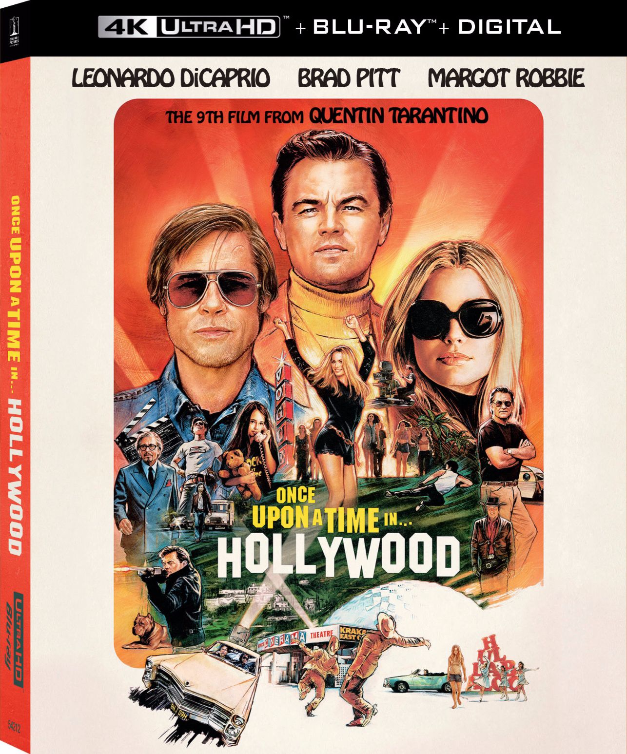 Once Upon a Time in Hollywood 4K Collector's Edition Art