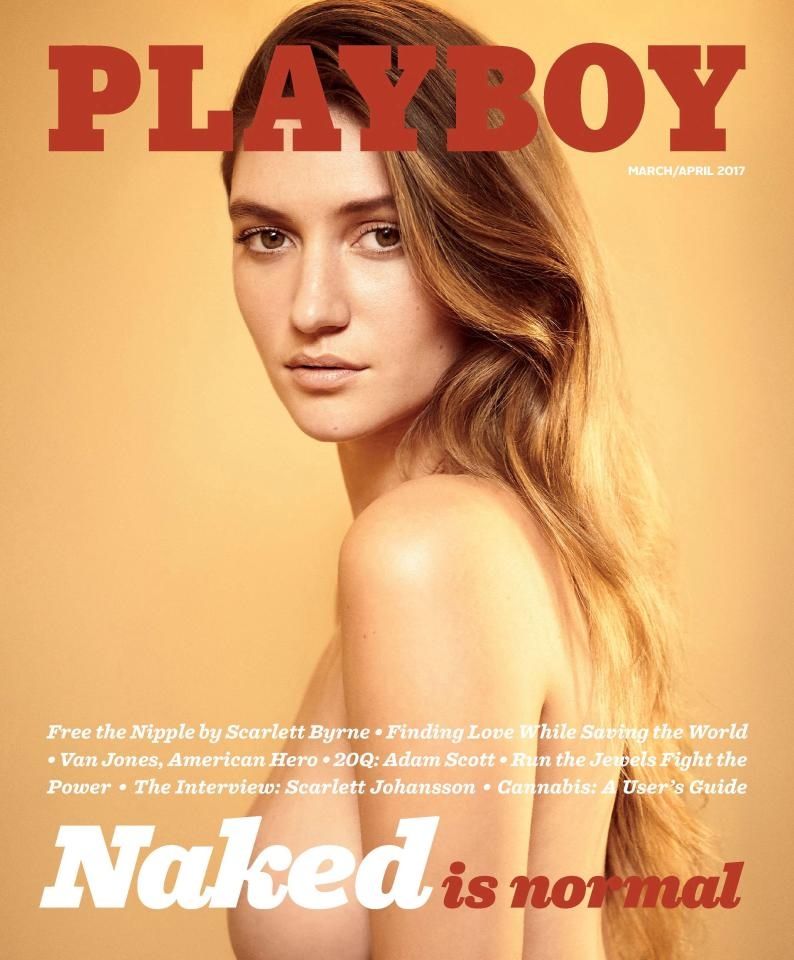 Playboy Cover March/April 2017