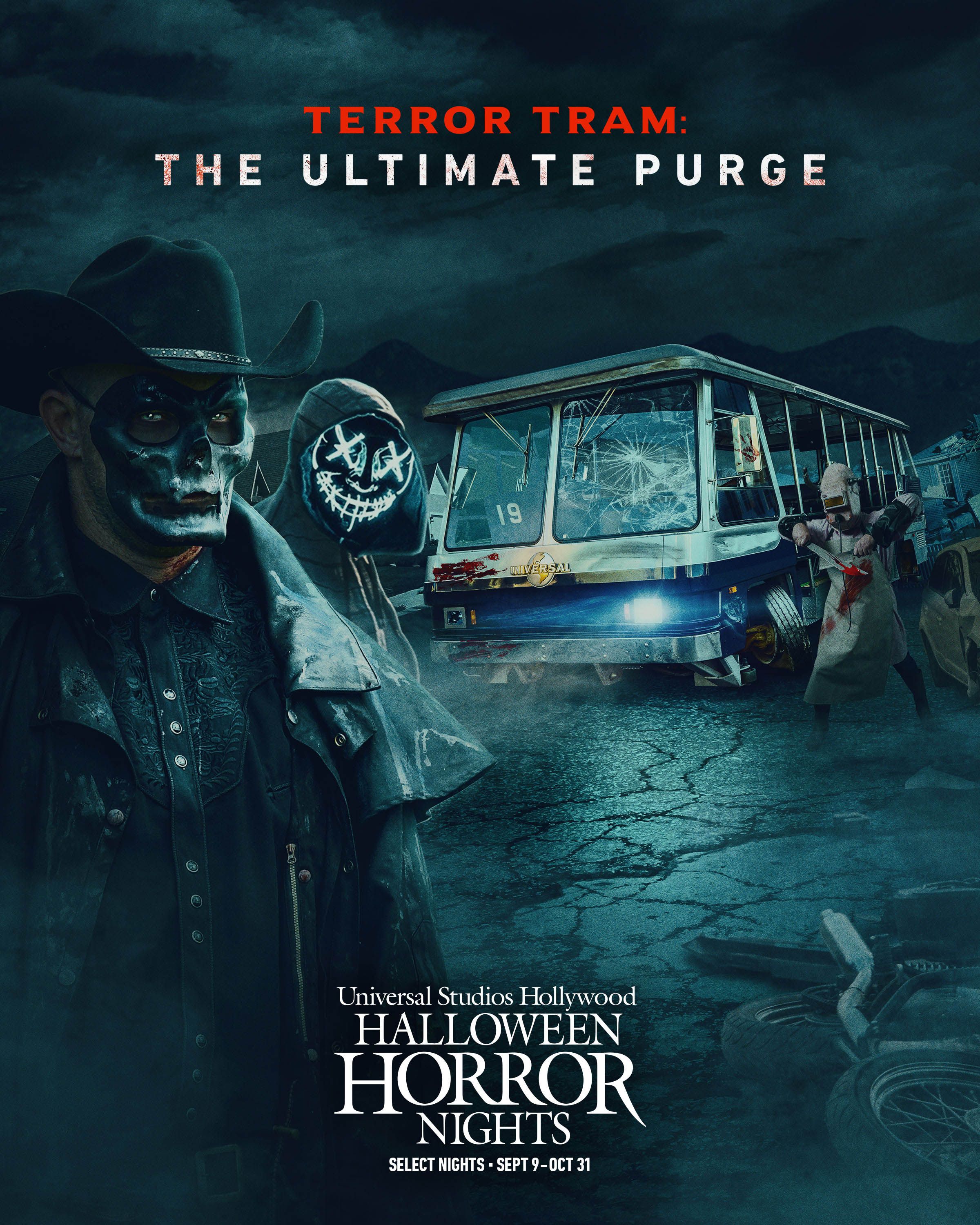 The Purge Terror Tram - Universal Halloween Horror Nights