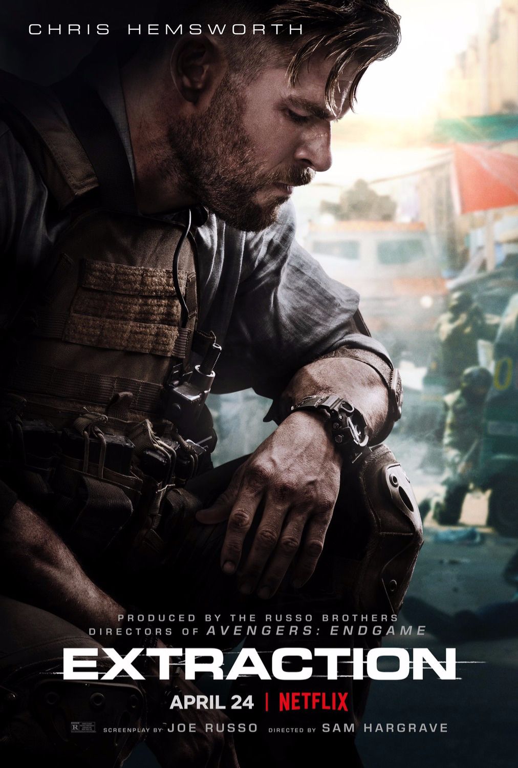 Extraction Movie poster Chris Hemsworth