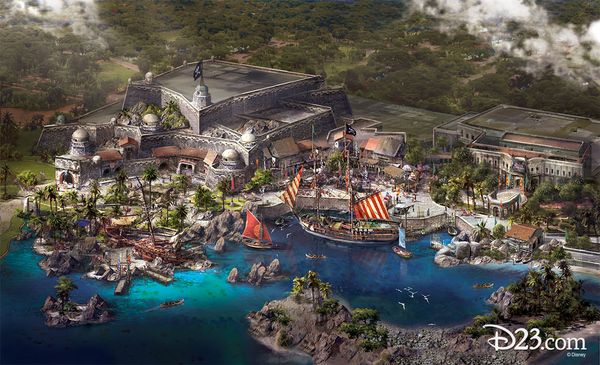 Pirates of the Caribbean Shanghai Disneyland Concept Art