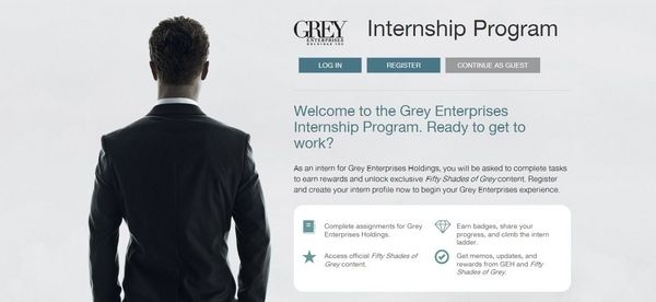 Fifty Shades of Grey Intern Viral Website
