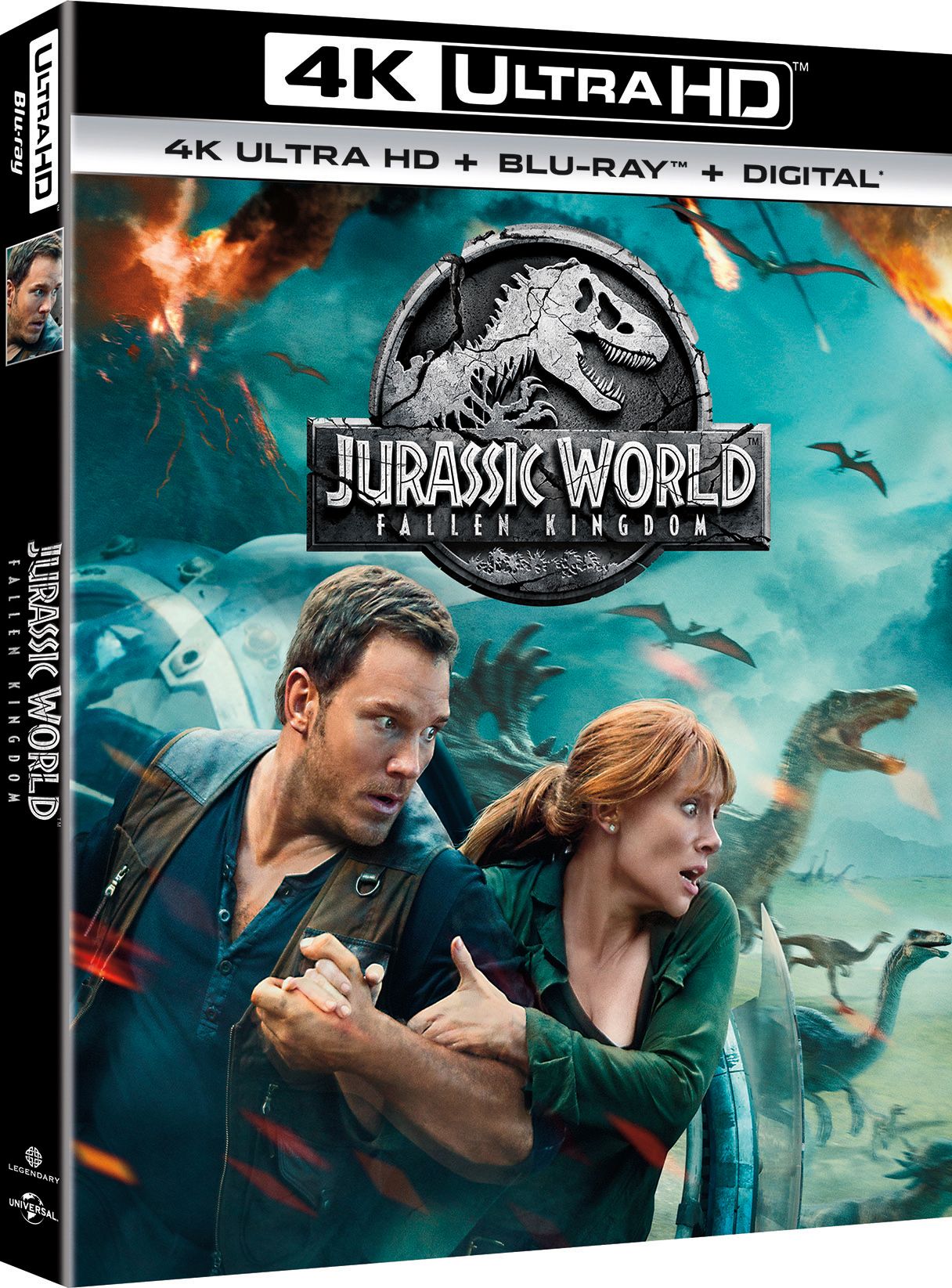 Jurassic World Blu-ray cover