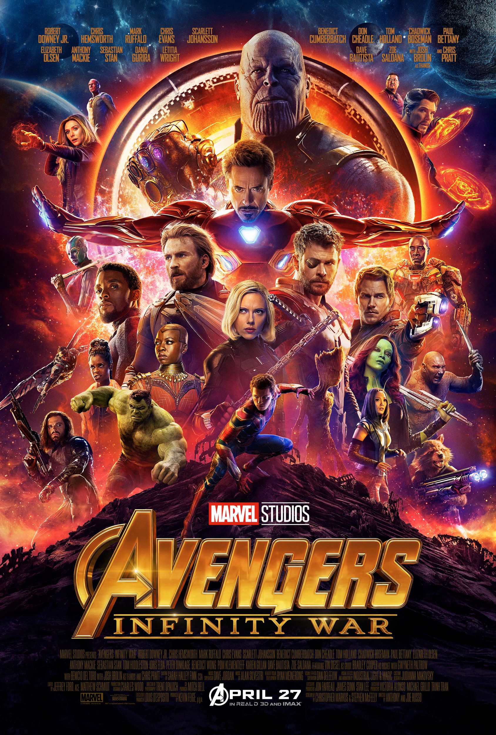 Avengers Infinity War Payoff Poster