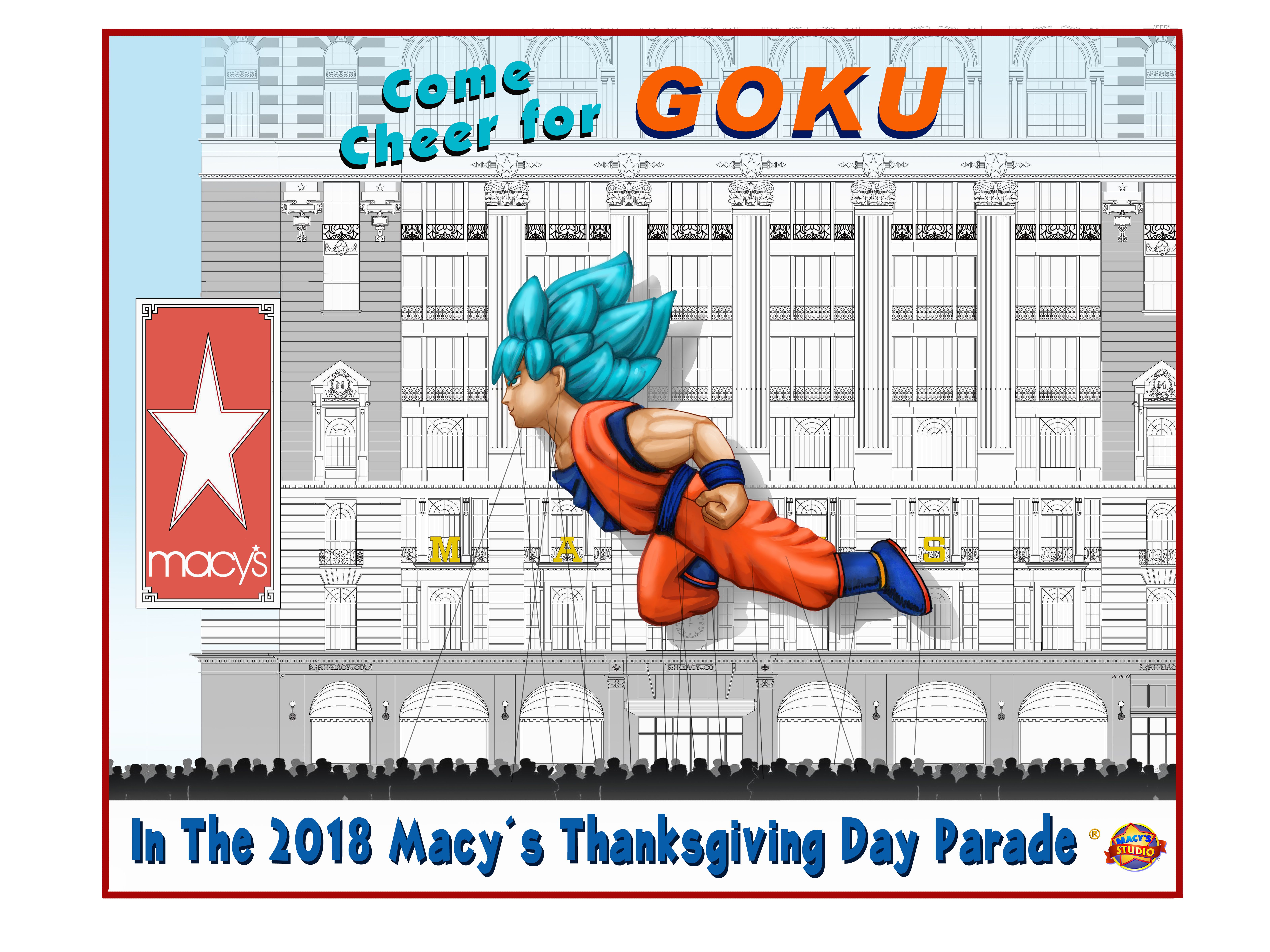 Goku Macy's Thanksgiving Day Parade Ballon #2
