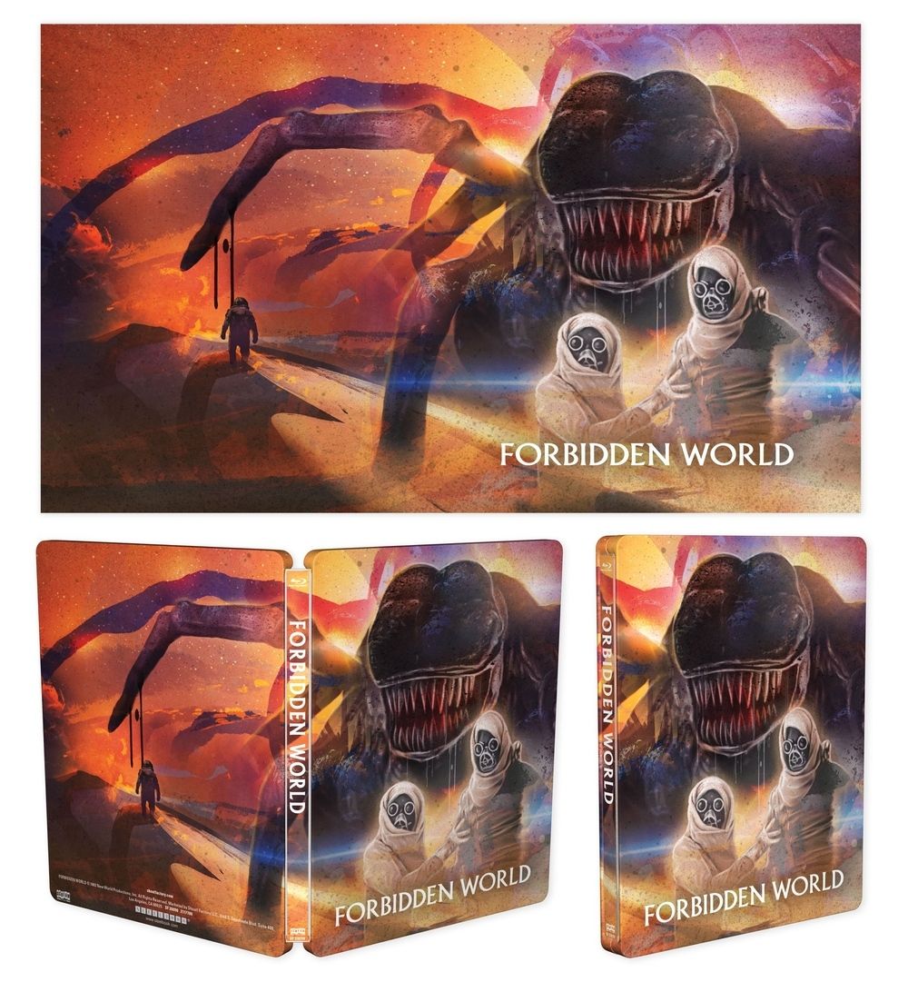 Forbidden World Steelbook Blu-ray Scream Factory