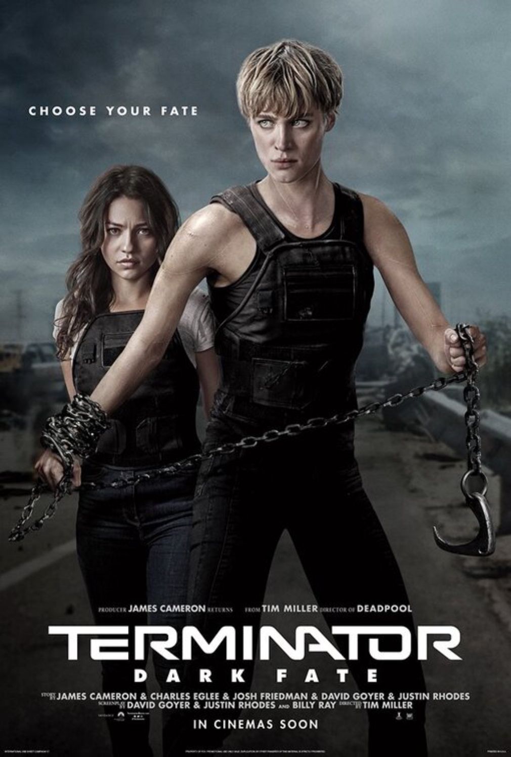 Terminator Dark Fate Character Poster Mackenzie Davis & Natalia Reyes