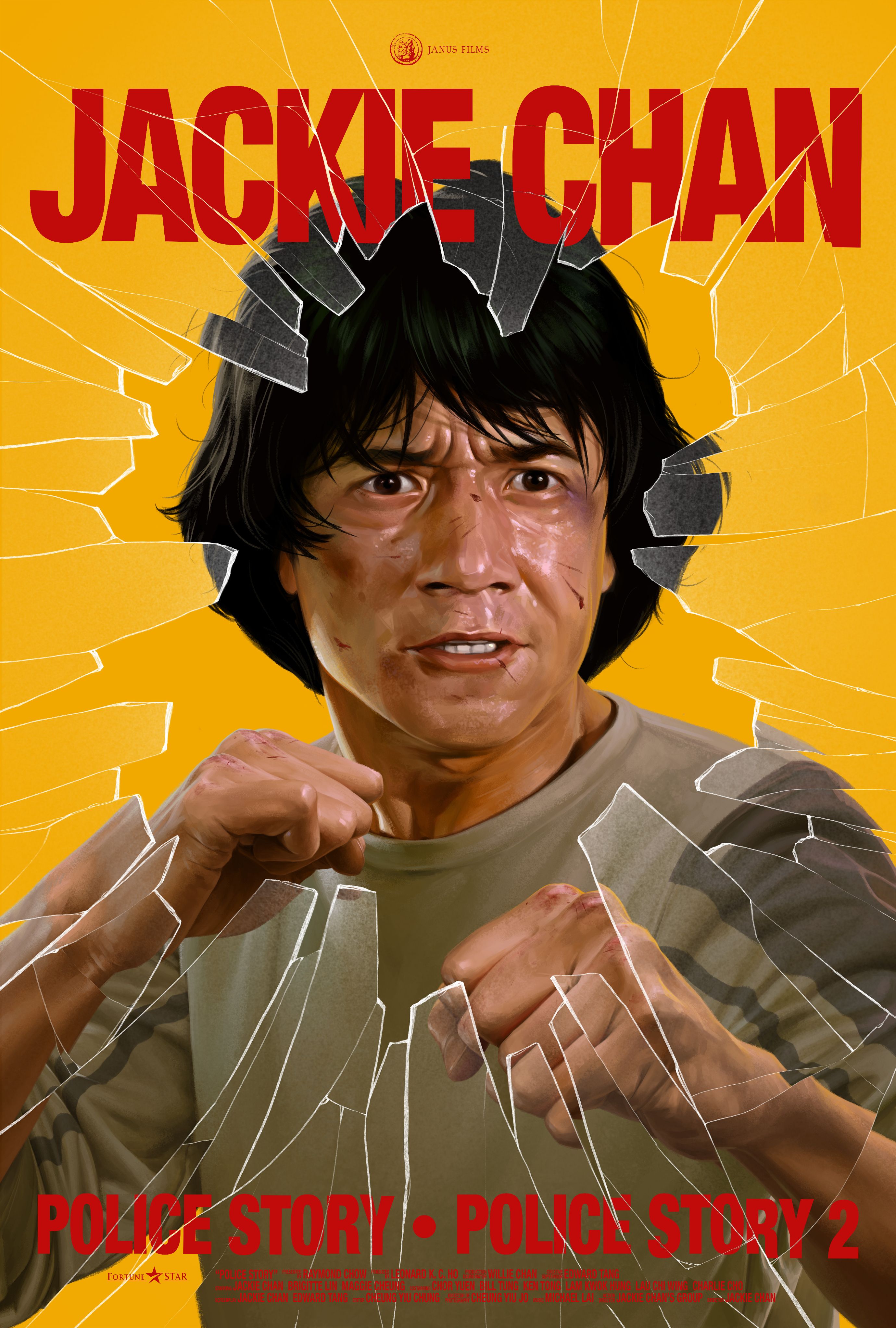Police Story 1 & 2 double feature 4K poster