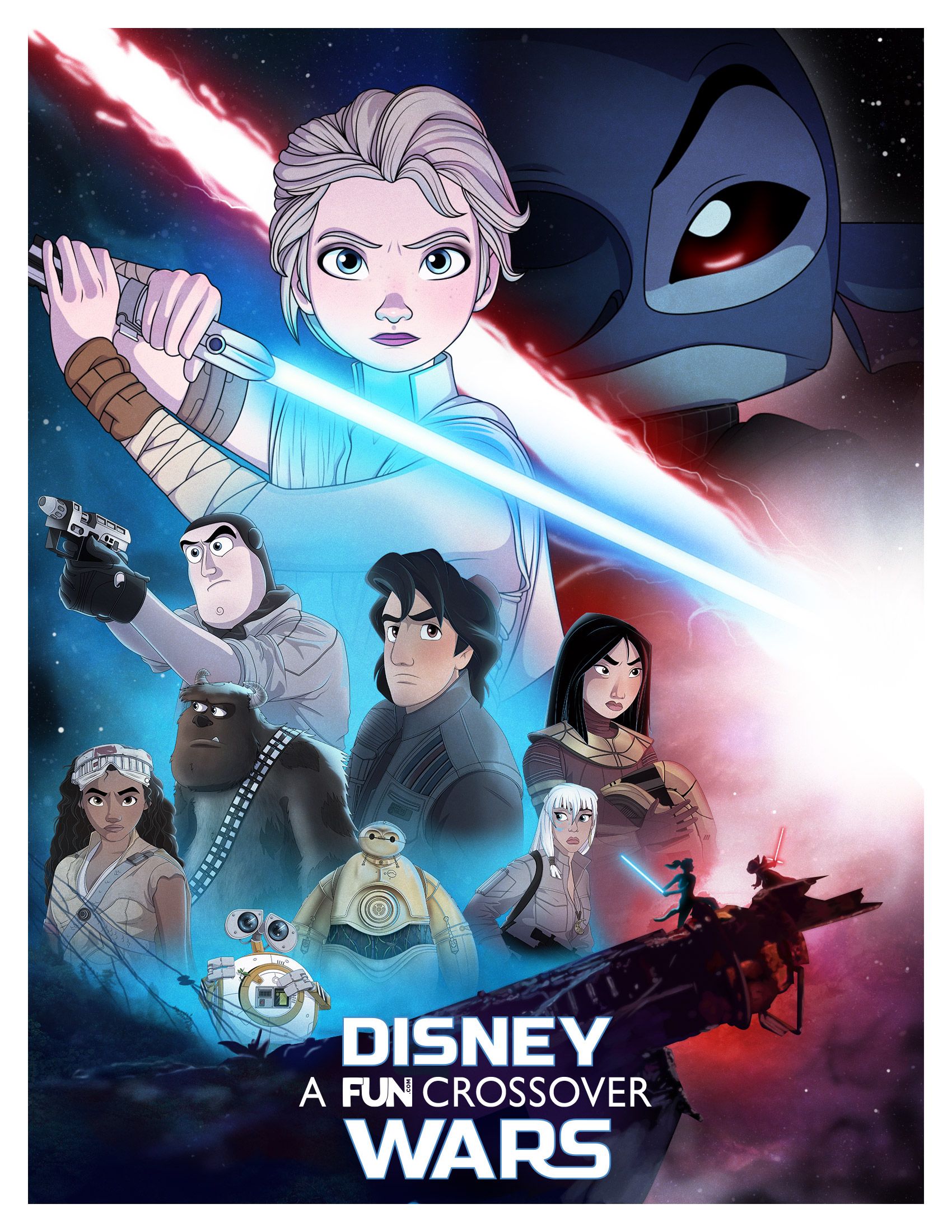 The Rise of Skywalker Disney Crossover Poster #11