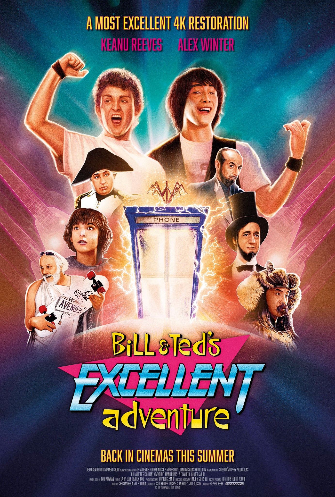 Bill and Ted's Excellent Adventure 4K poster